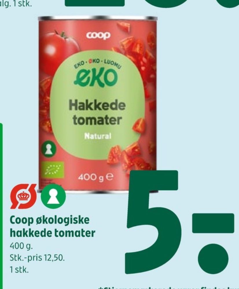 Coop, Hakkede tomater