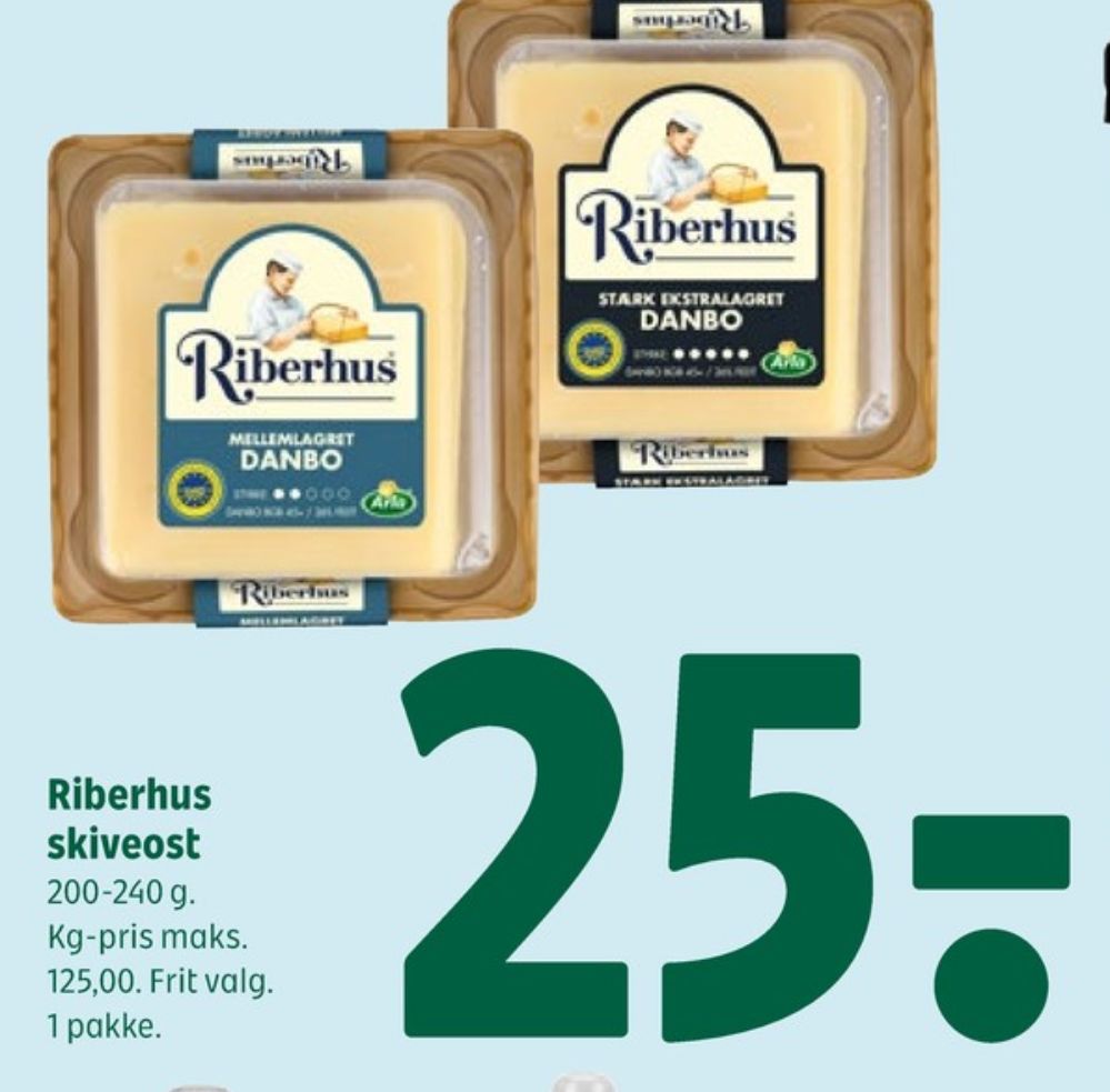 Riberhus, Skiveost Danbo Stærk Ekstralagret