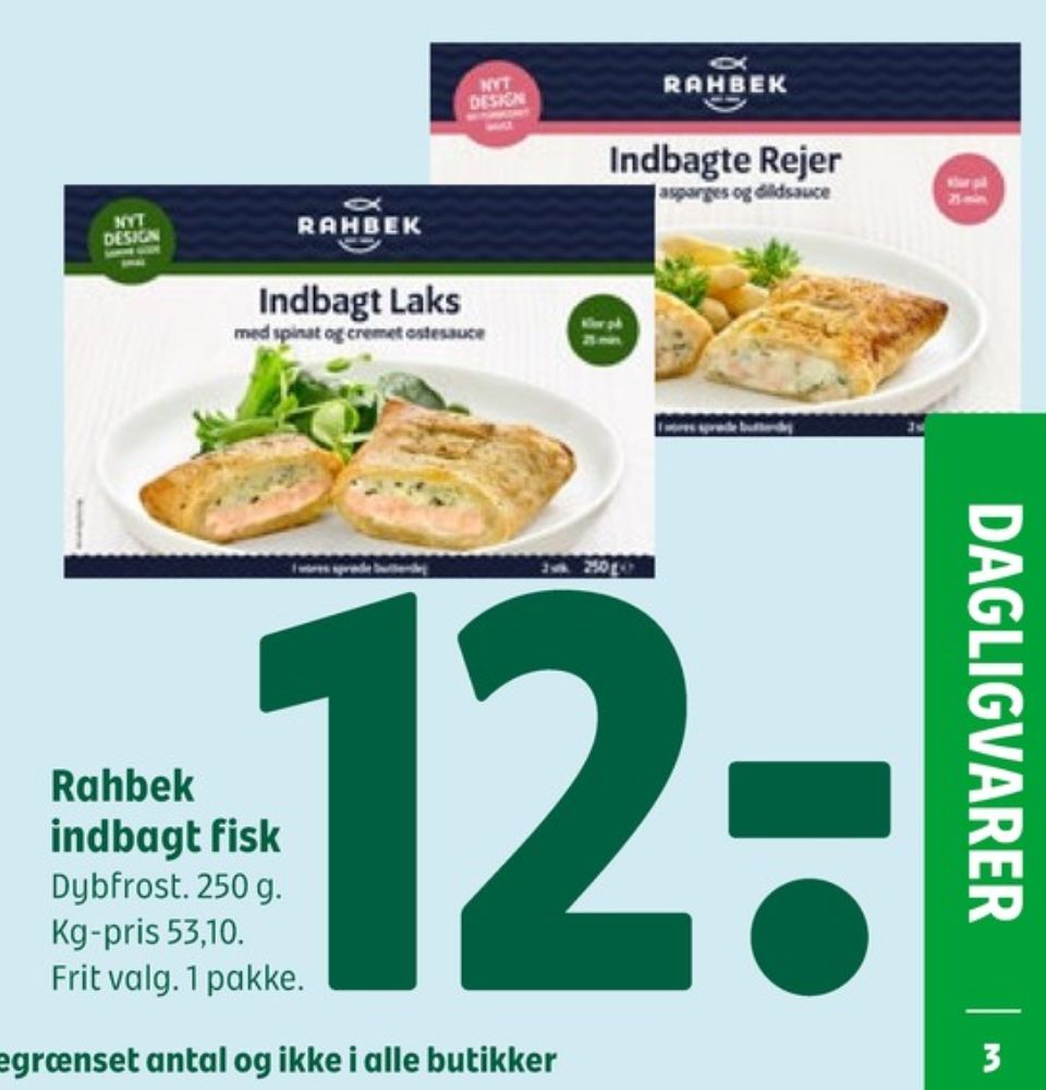 Rahbek, Indbagte Rejer med Asparges og Dildsauce