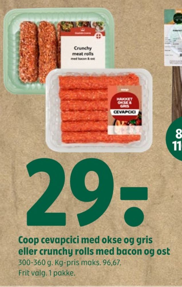 Danish Crown Burger Boost, Crunchy Meat Rolls