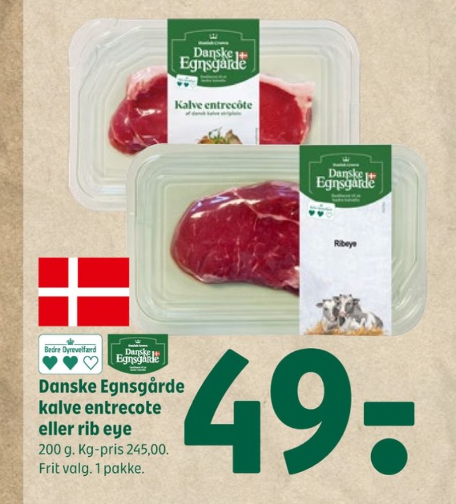 Danish Crown Danske Egnsgårde, Kalveribeye