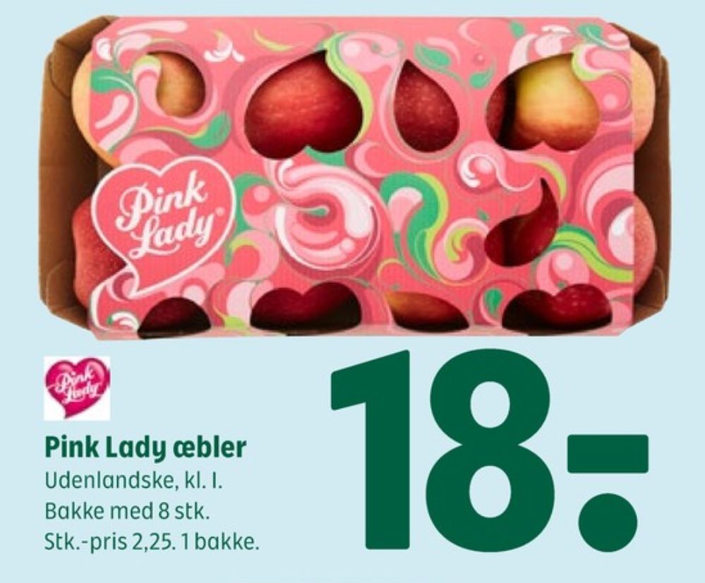 Pink lady, Æbler