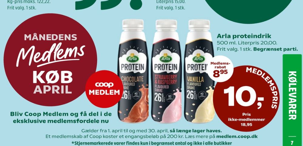 Arla Protein, Proteindrik Strawberry & Raspberry