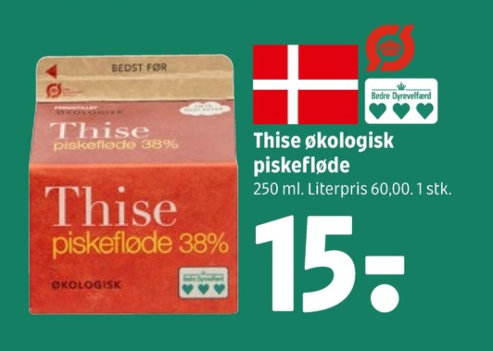 Thise, Piskefløde 38%