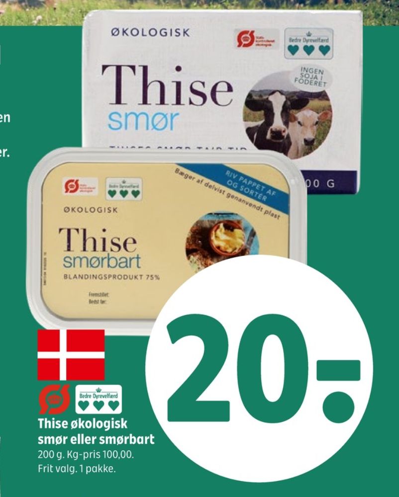 Thise, Smørbar