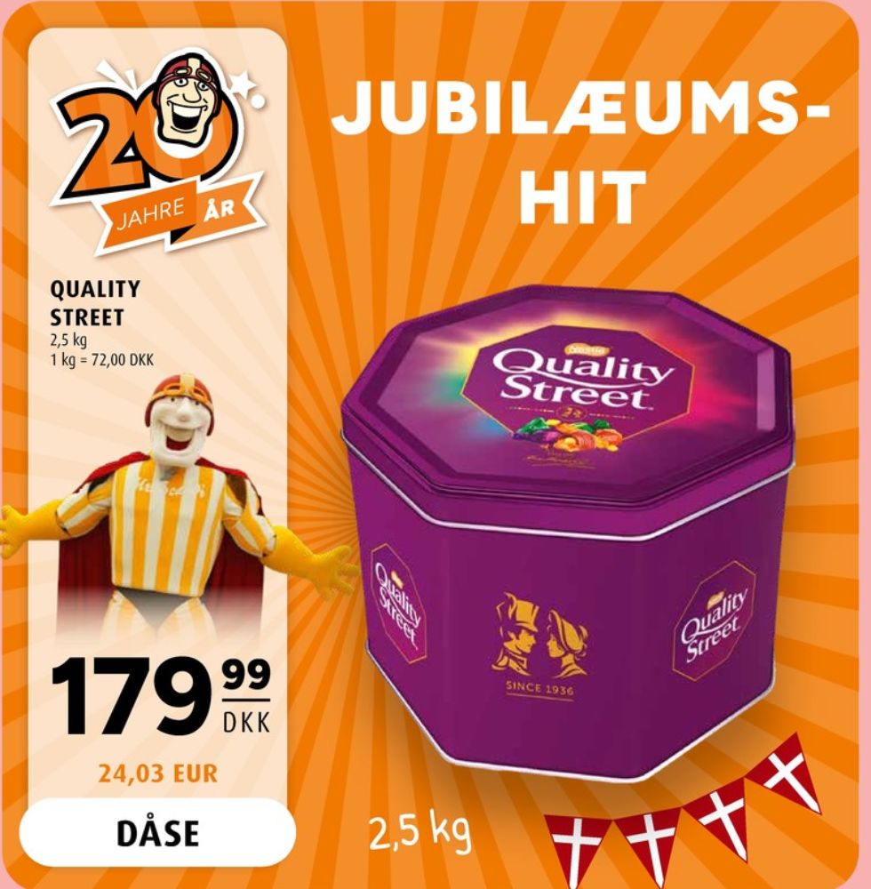 Quality Street, Dessertchokolade