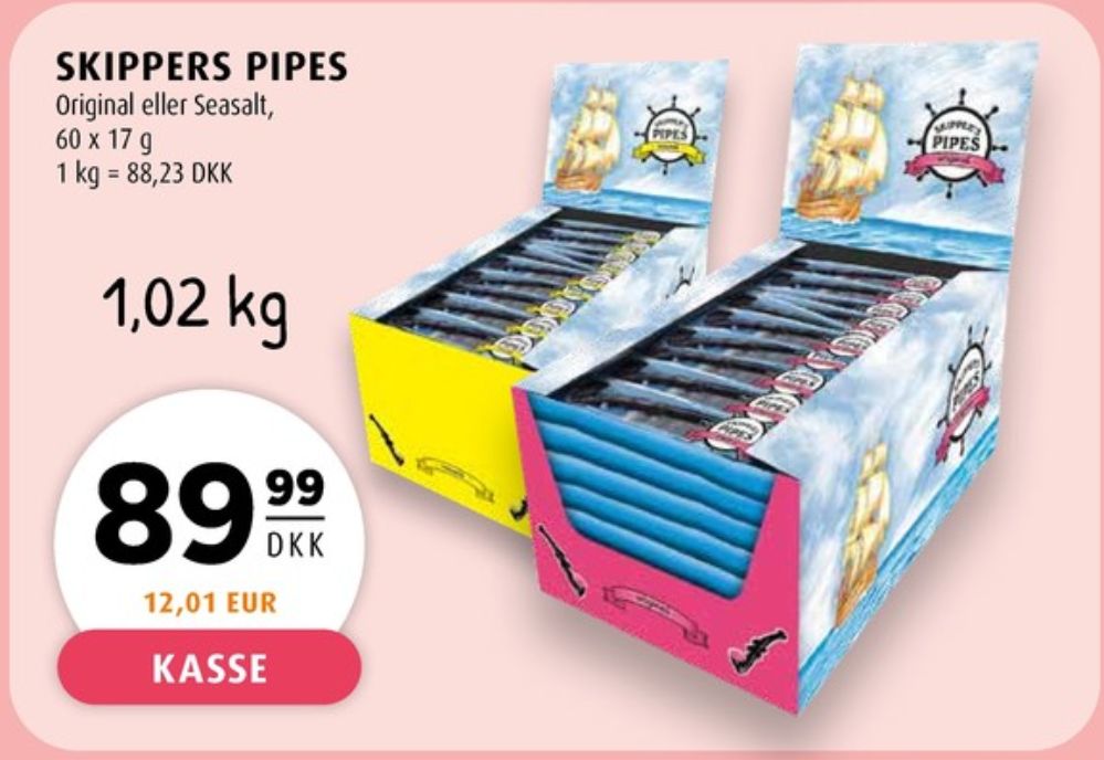 Skippers Pipes, Lakridspiber