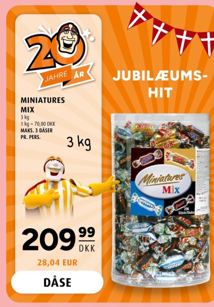 Miniatures, Dessertchokolade