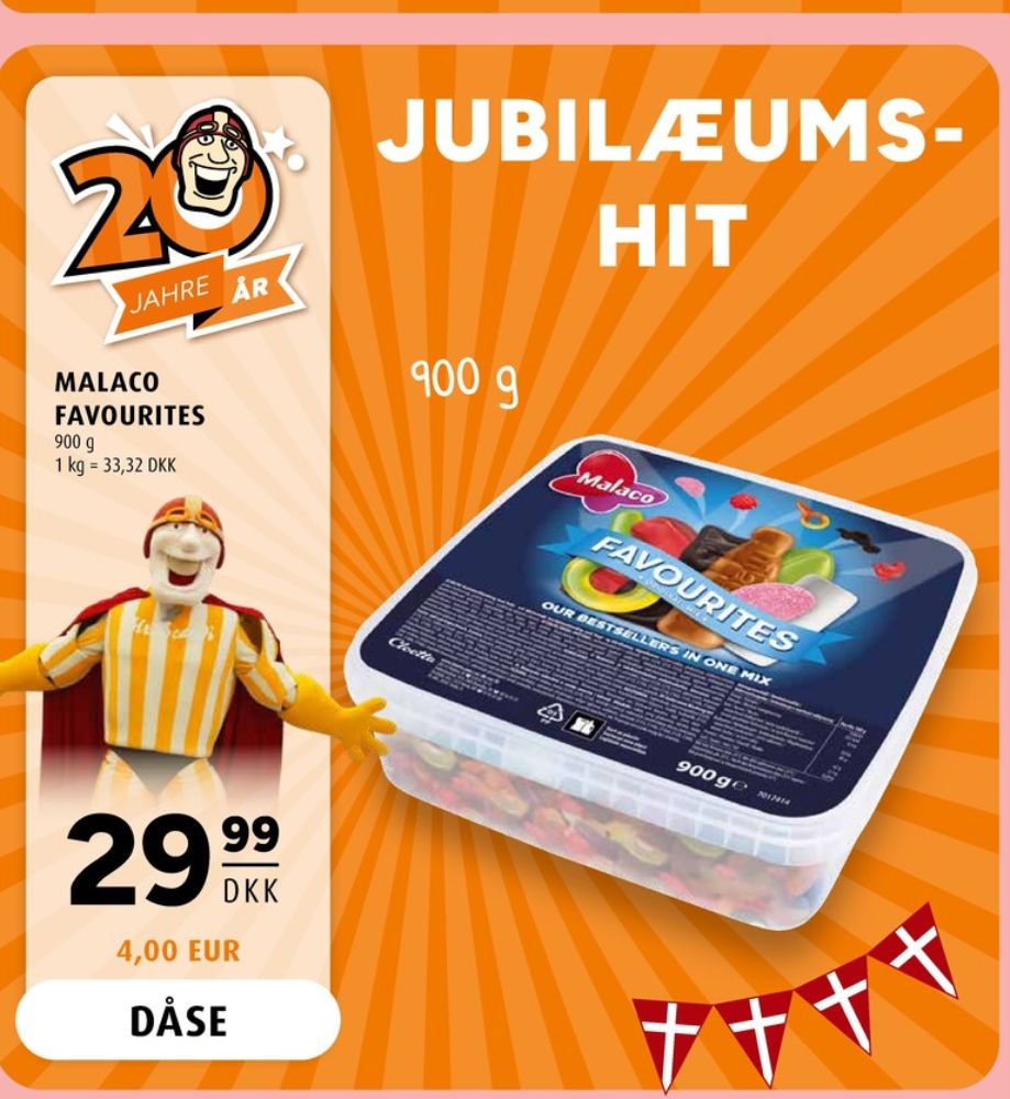 Malaco Favourites, Slikbøtter