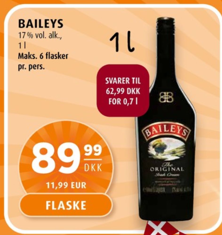 Baileys Original, Likør