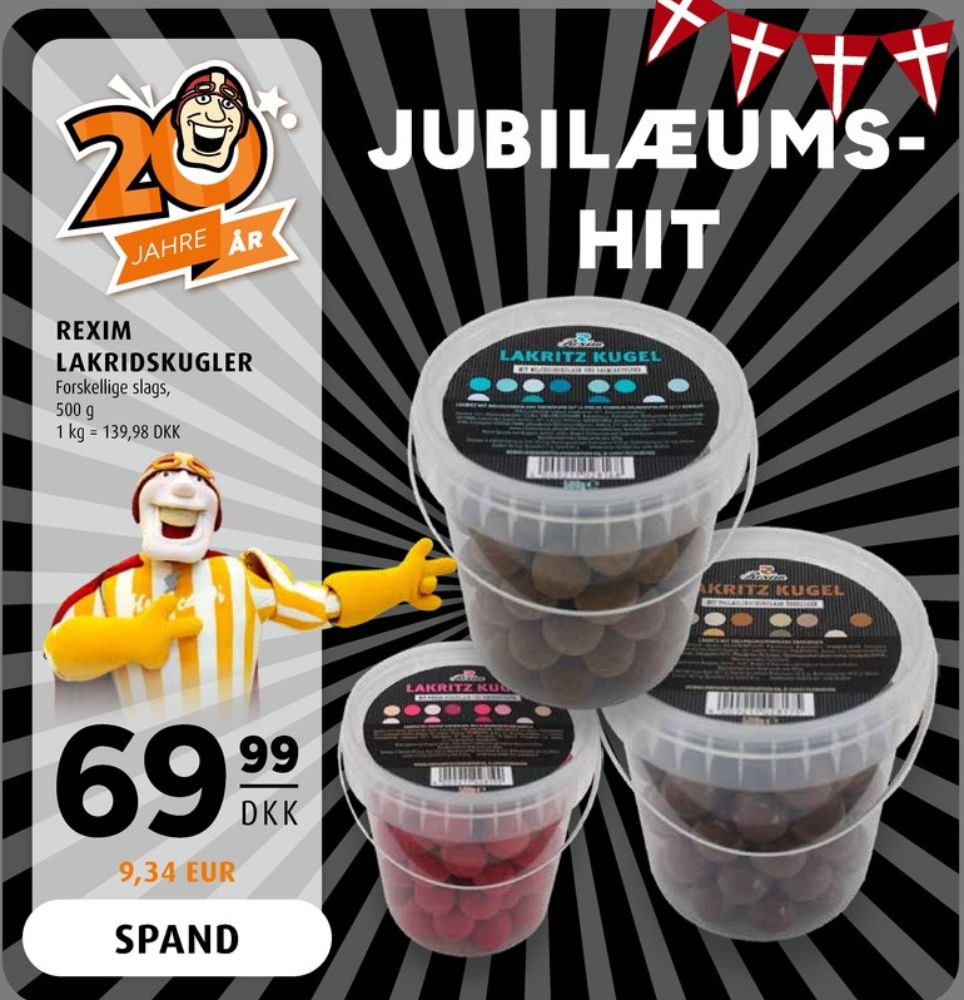 Rexim, Lakridskugler