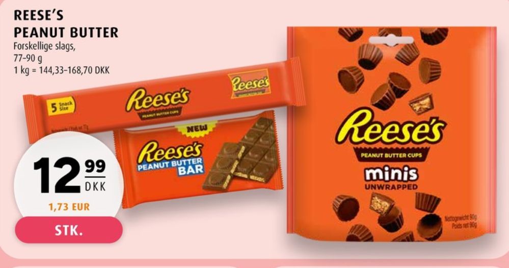 Reeses, Chokoladebar