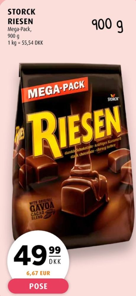 Riesen, Karameller