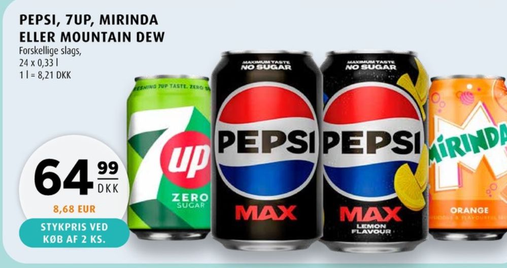 Pepsi Max, Cola 24 pk.