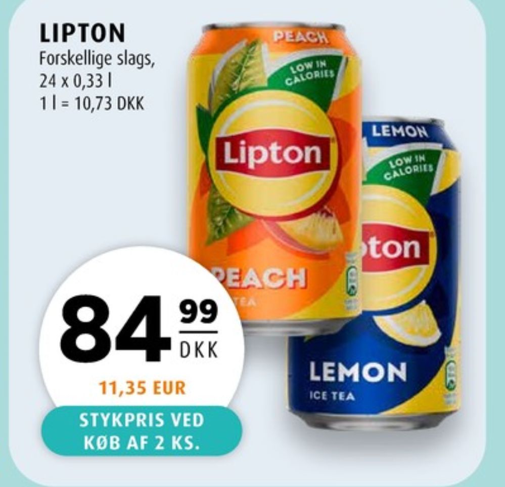 Lipton, Ice Tea Lemon 24 pk.