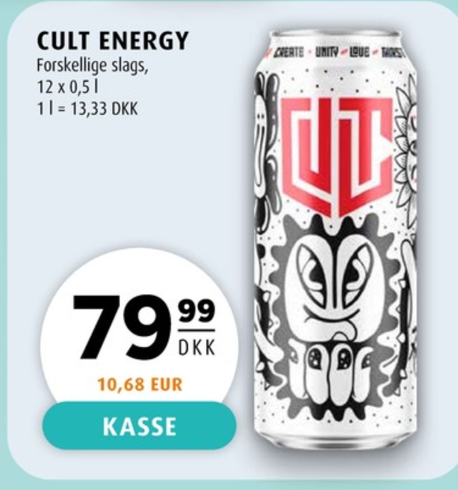 Cult Energy, Energidrik 12 pk.
