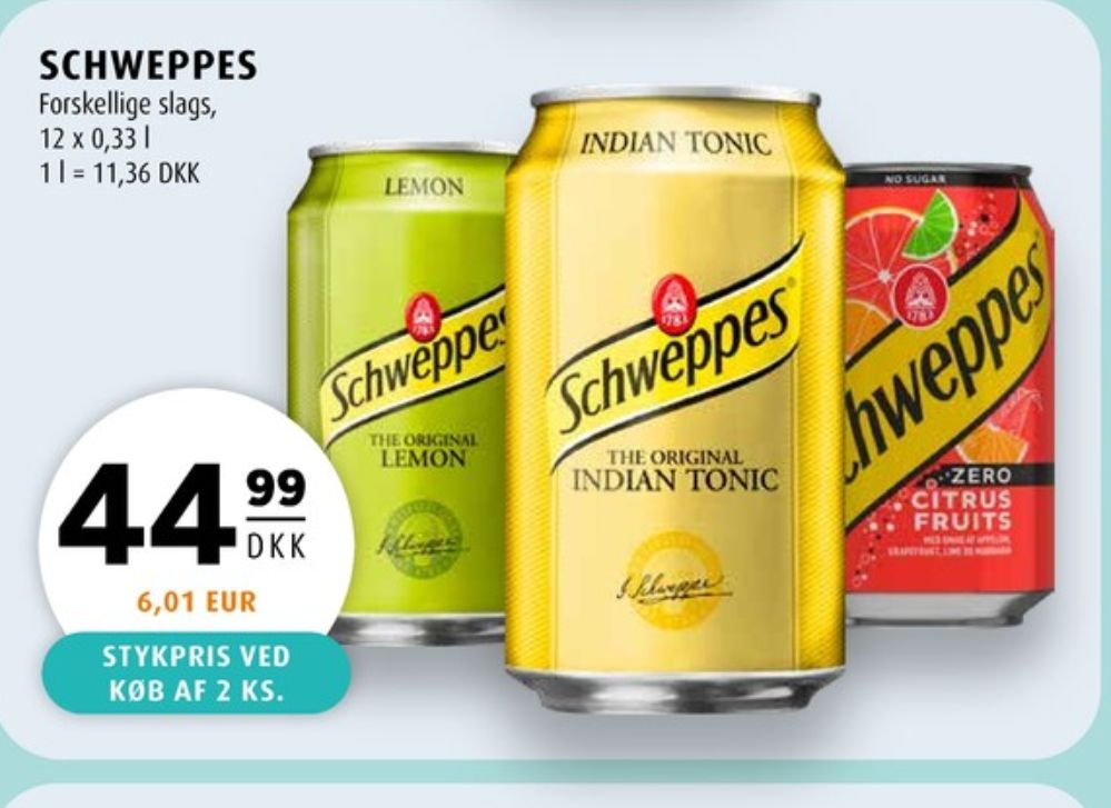Schweppes, Indian Tonicwater 12 pk