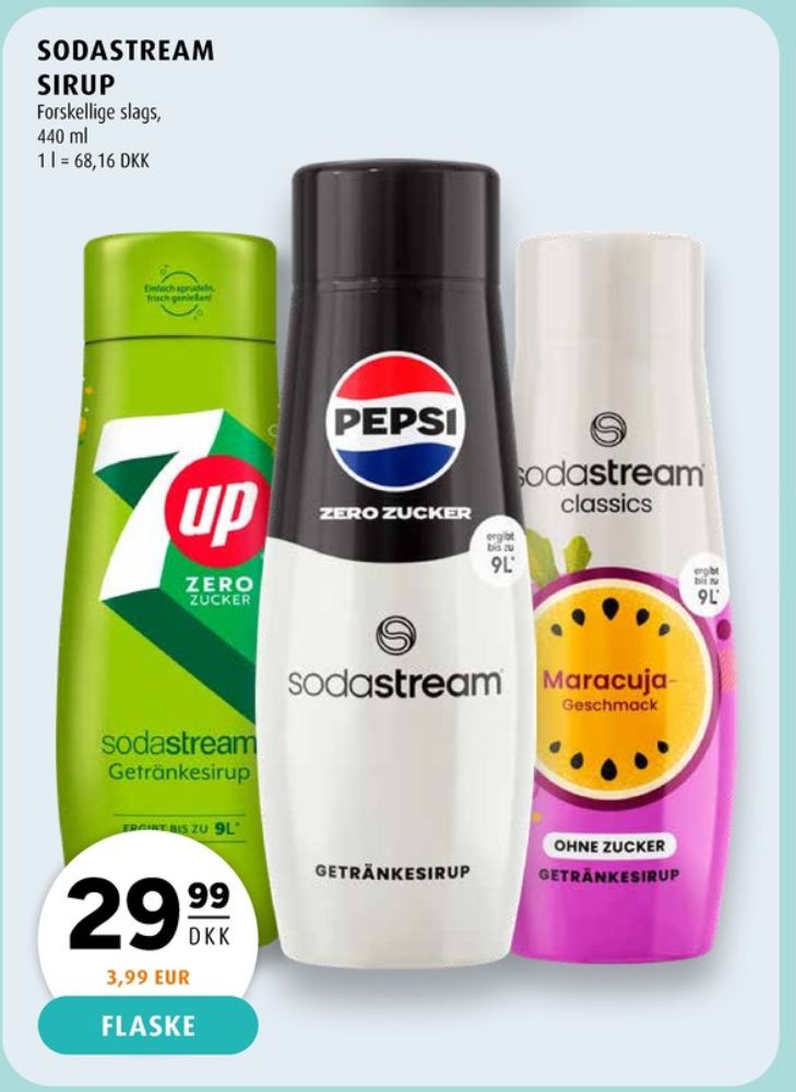 Sodastream, Smagskoncentrat Pepsi Max