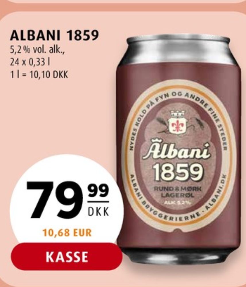 Albani 1859, Øl 24 pk.