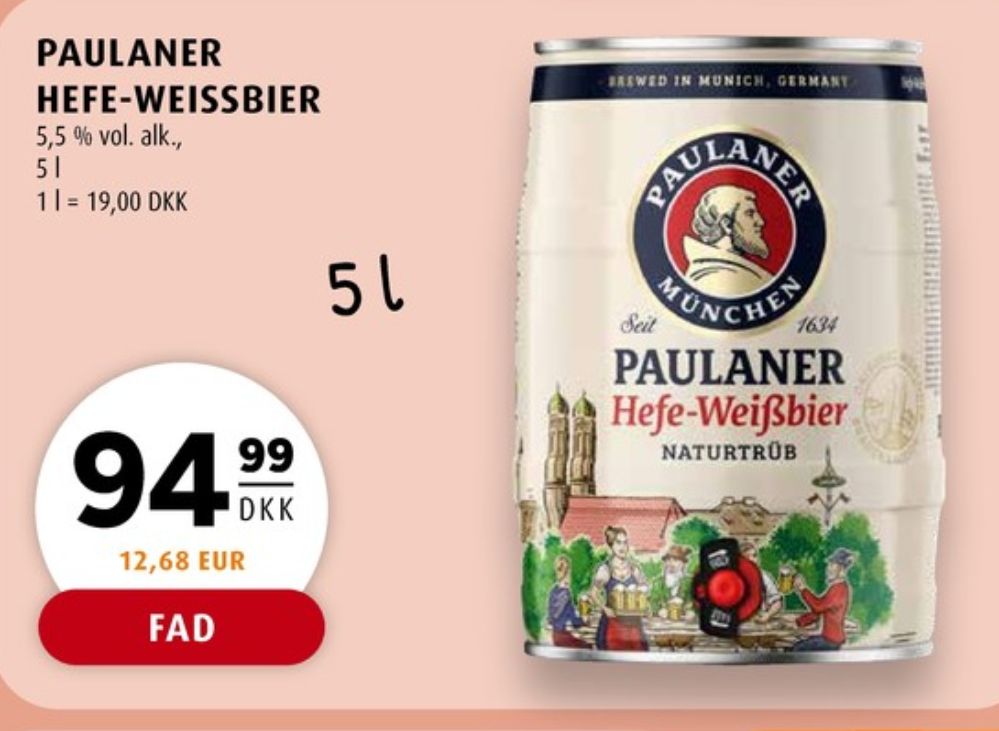 Paulaner Hefe Weissbier, Specialøl