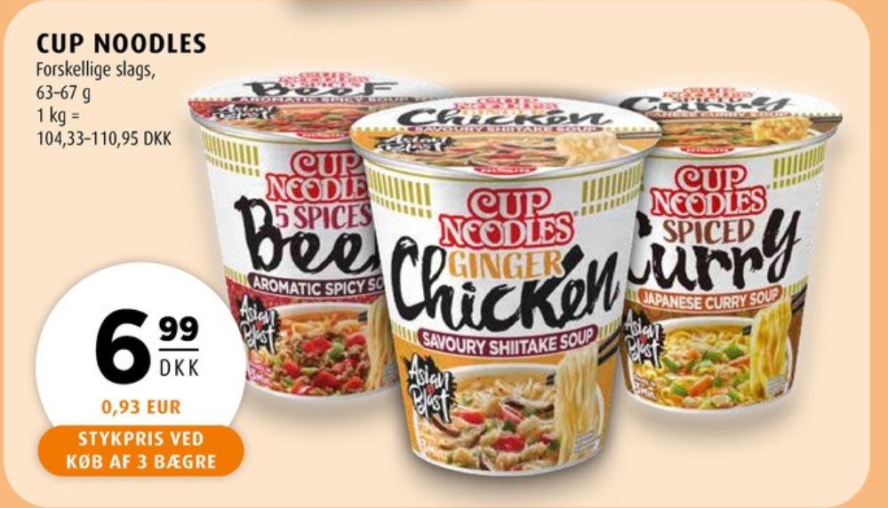 Nissin Cup Noodles, Teriyaki Chicken Flavour