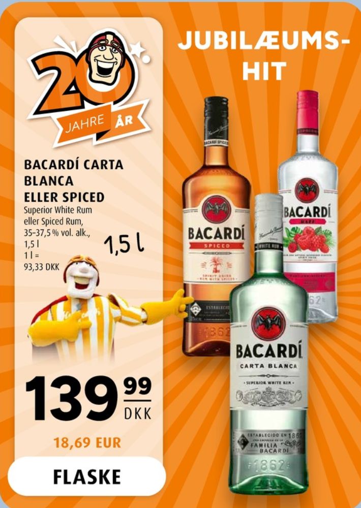 Bacardi Carta Blanca, Rom