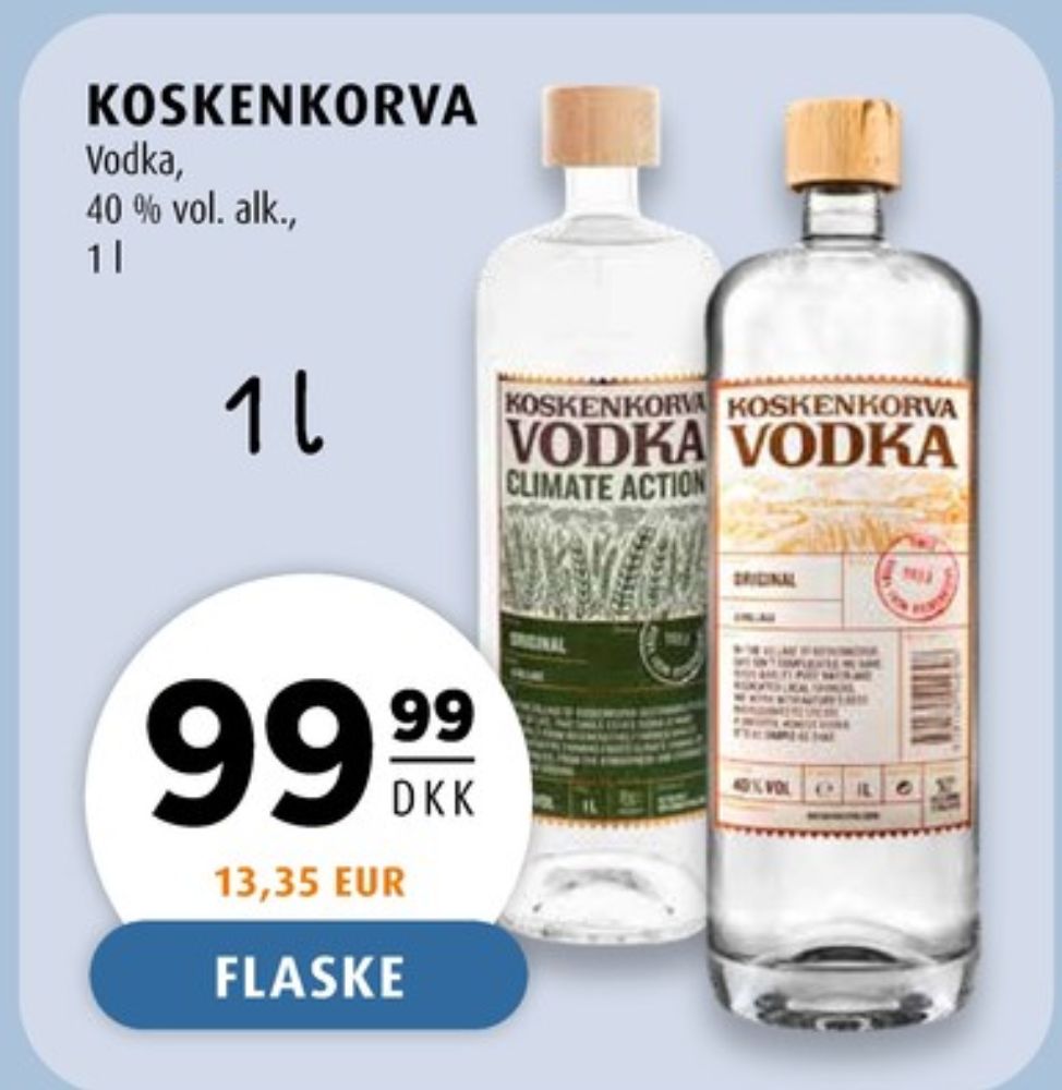Koskenkorva Climate Action, Vodka
