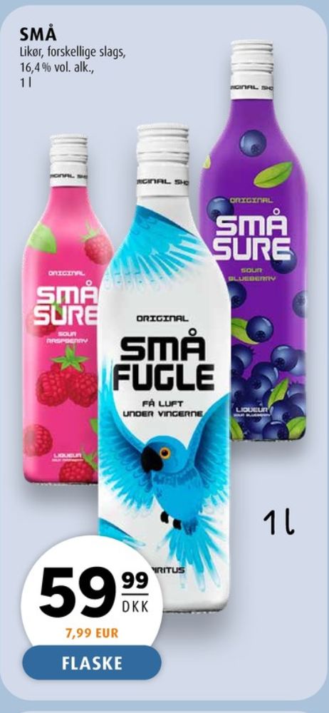 Små Sure, Shots Blåbærsmag