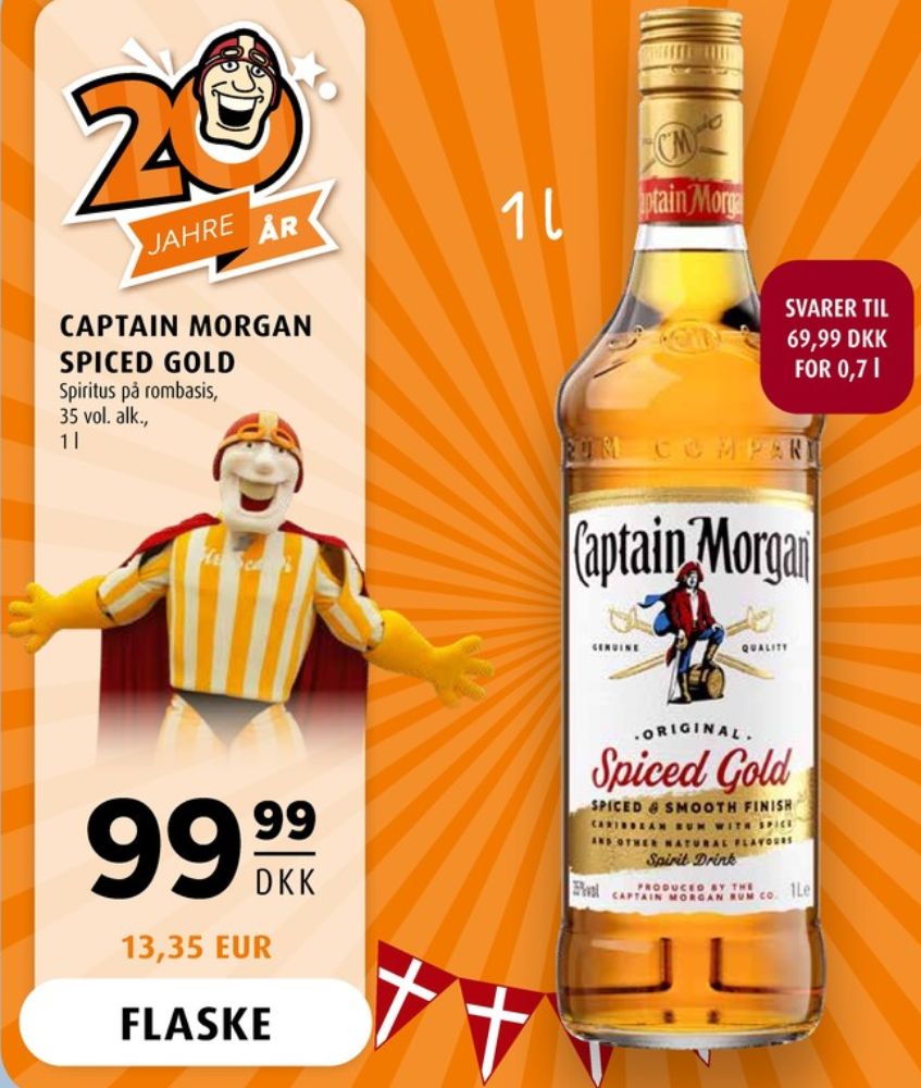 Captain Morgan Spiced Gold, Rom