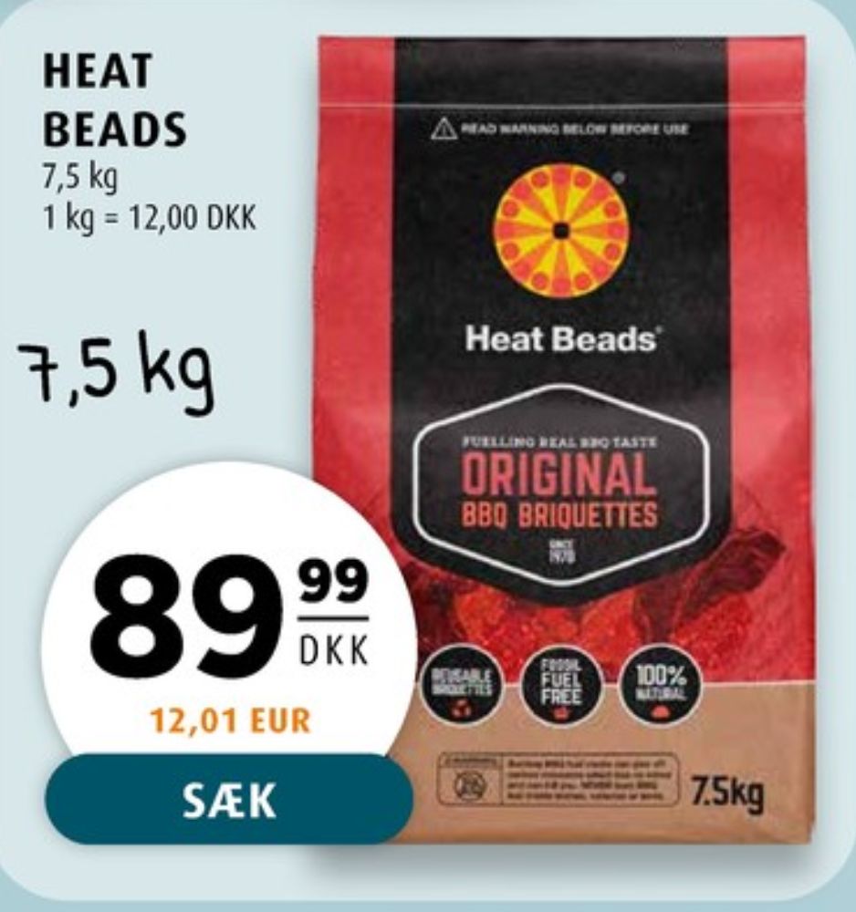 Heat Beads, Grillbriketter