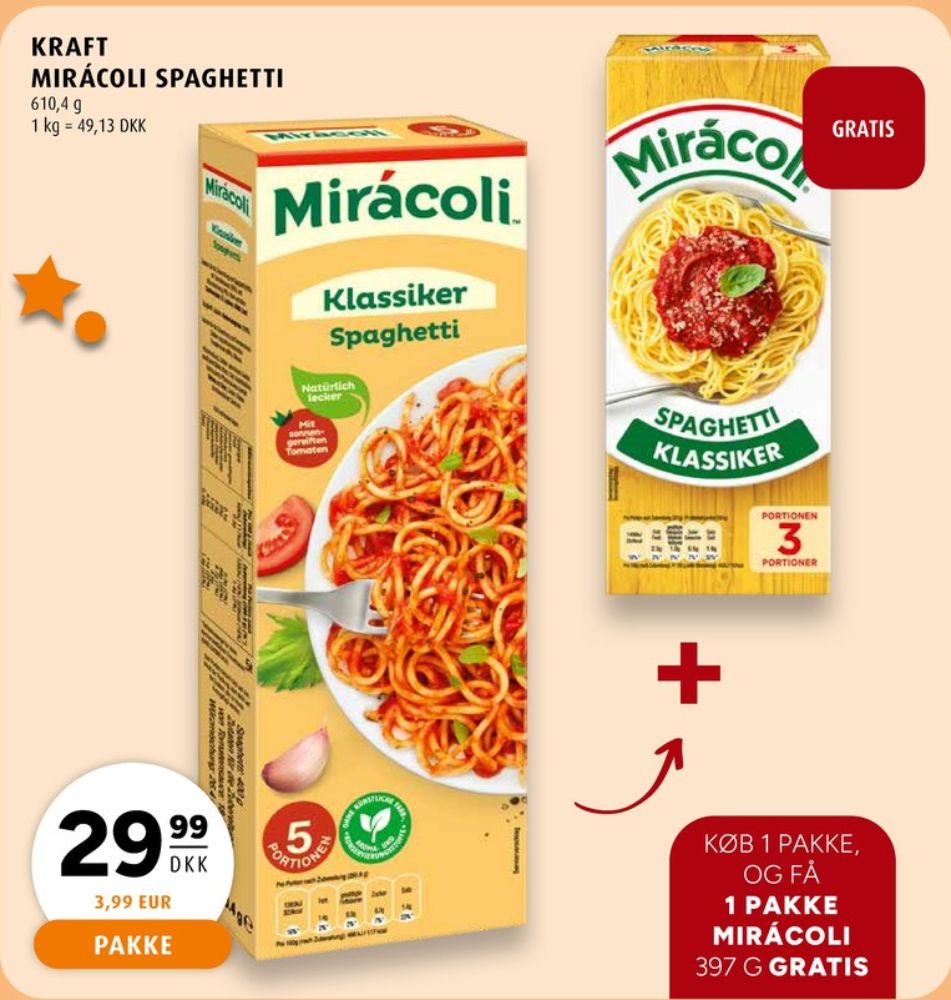 Mirácoli, Spaghetti Klassiker