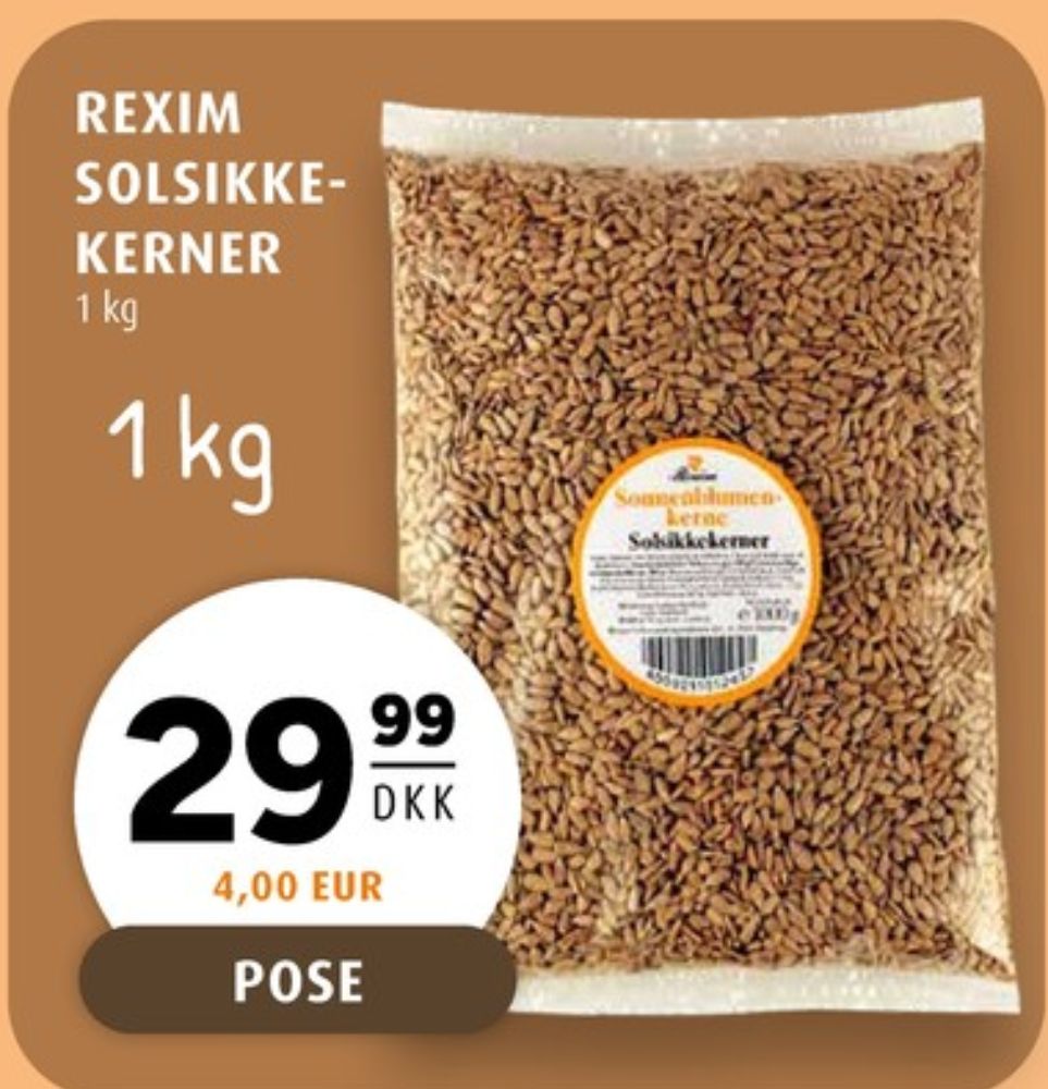 Rexim, Solsikkekerner