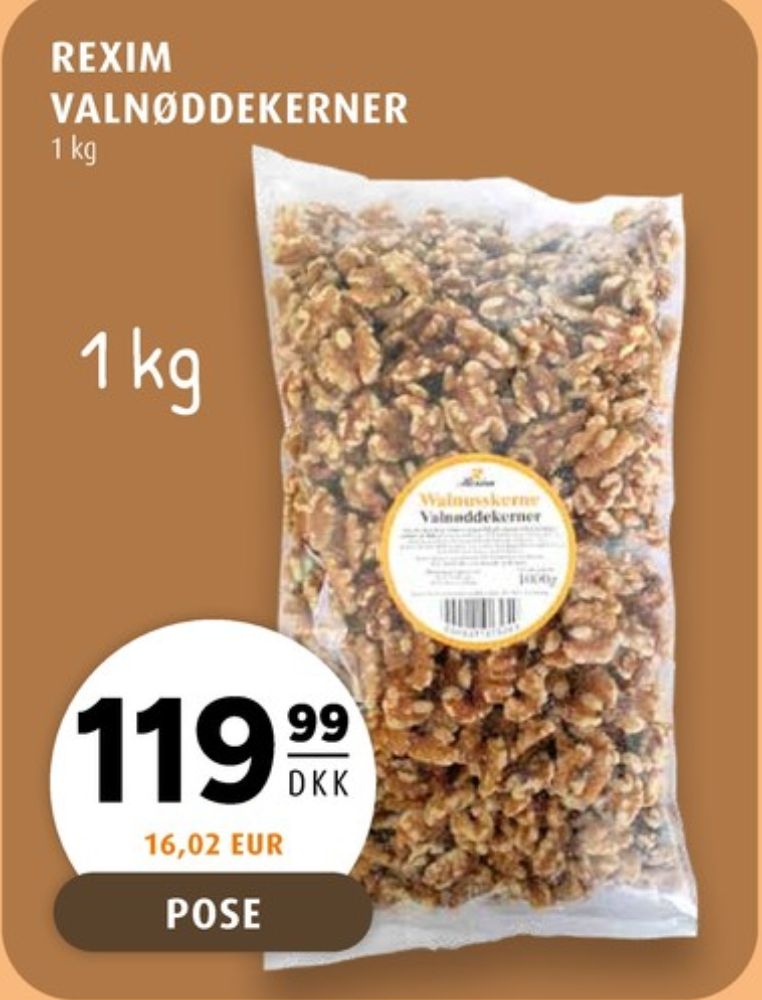 Rexim, Valnøddekerner