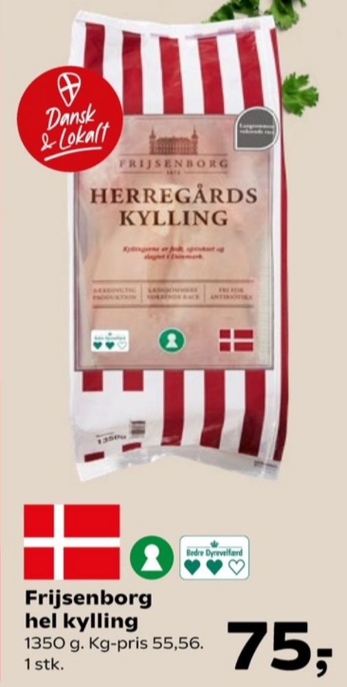 Frijsenborg, Kylling