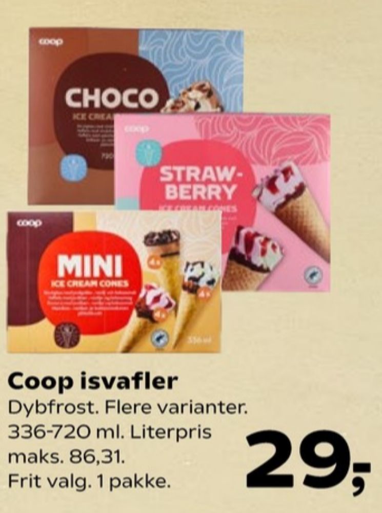 Coop, Mini Isvafler