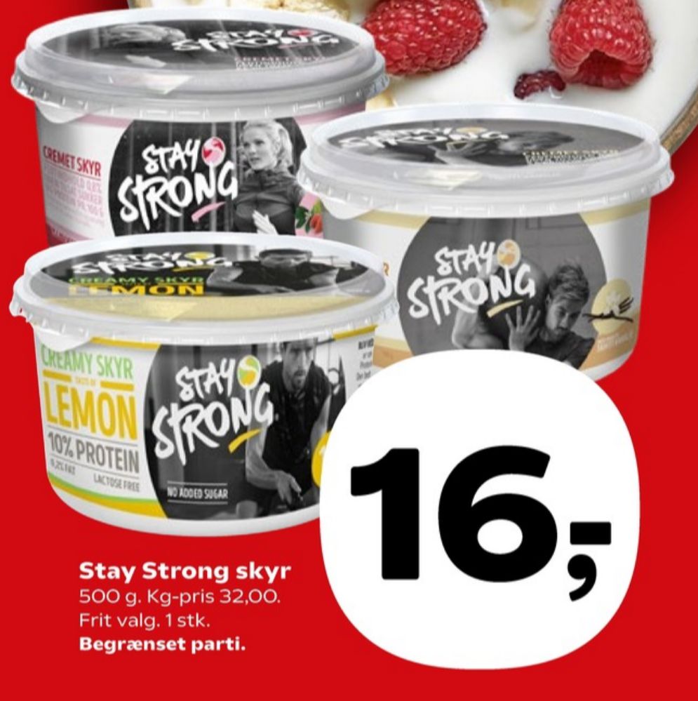 Stay Strong, Strawberry & Lime Skyr 