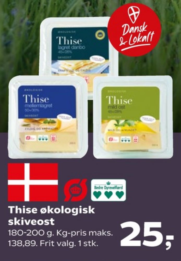 Thise, Skiveost Mellemlagret 50+/30%