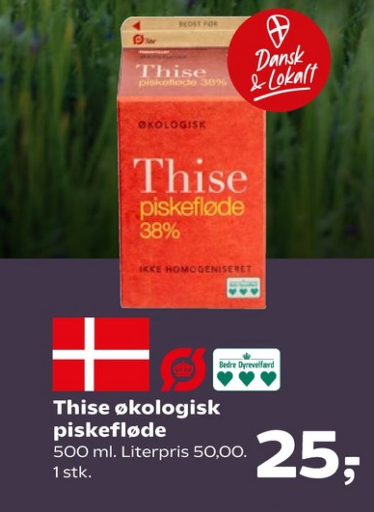Thise, Piskefløde 38%