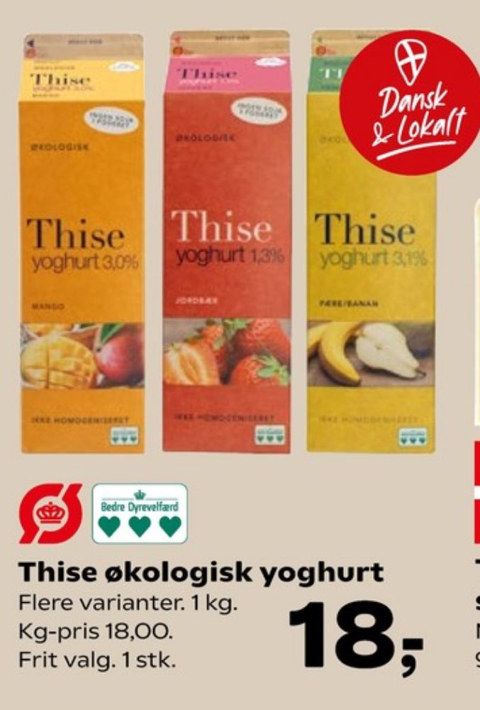 Thise, Pære & Banan Yoghurt 