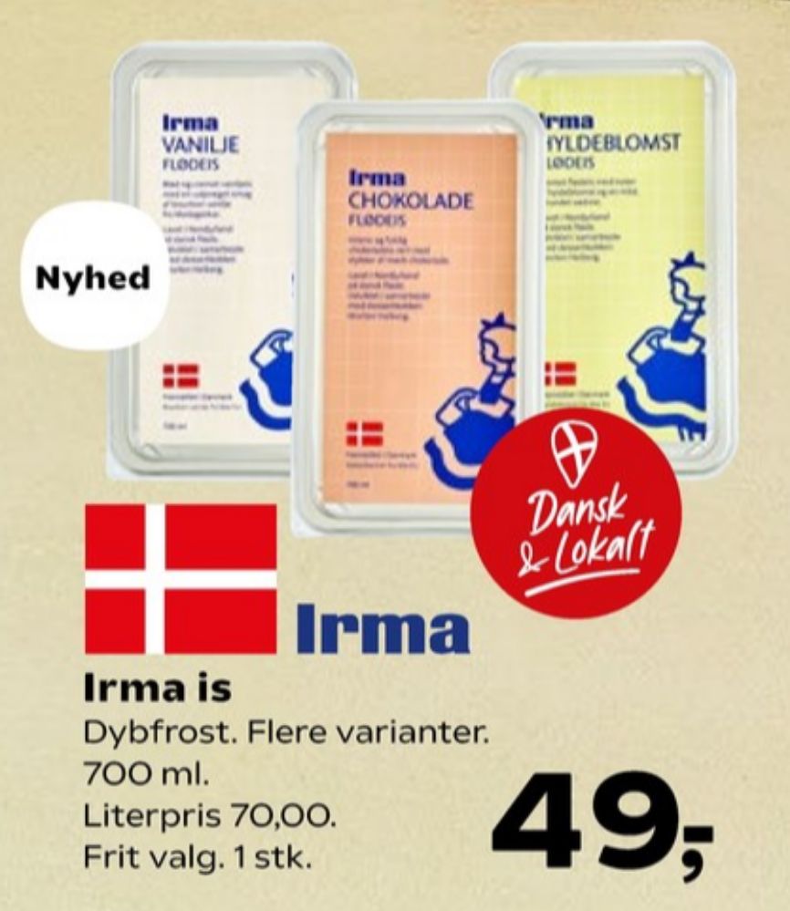 Irmas, Hyldeblomst is