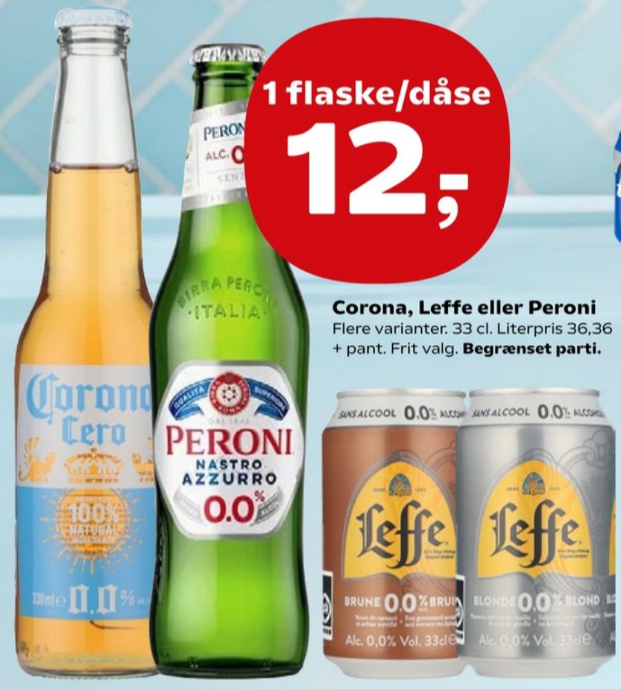Leffe Blonde 0,0%, Øl - Alkoholfri
