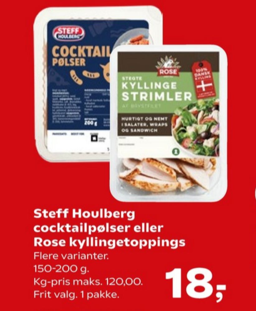 Steff Houlberg, Cocktailpølser