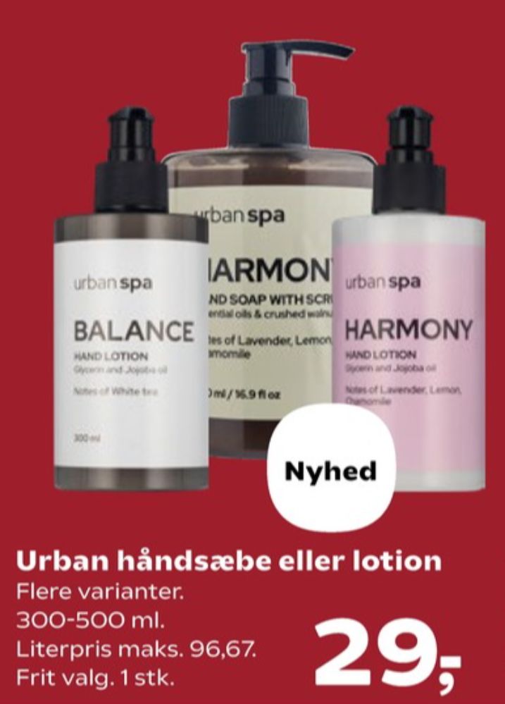Urban Spa, Flydende sæbe