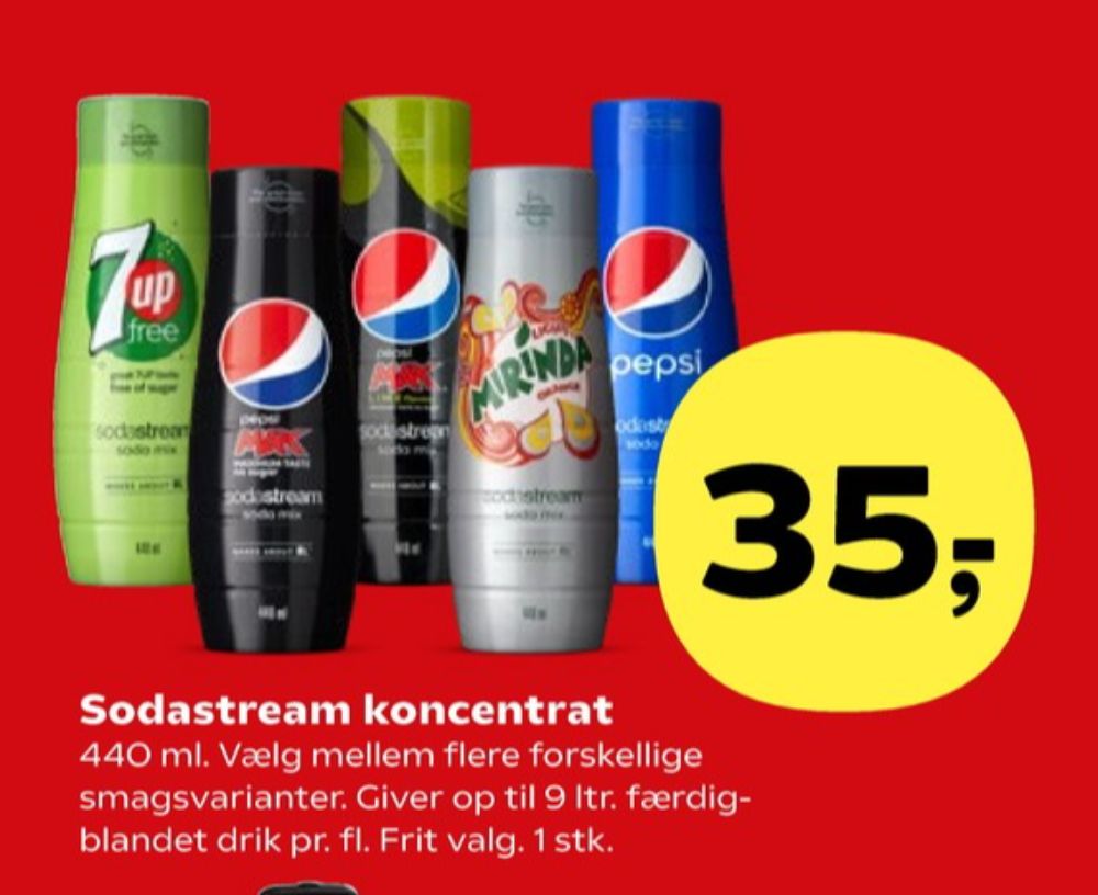 Sodastream, Smagskoncentrat Pepsi Max Lime