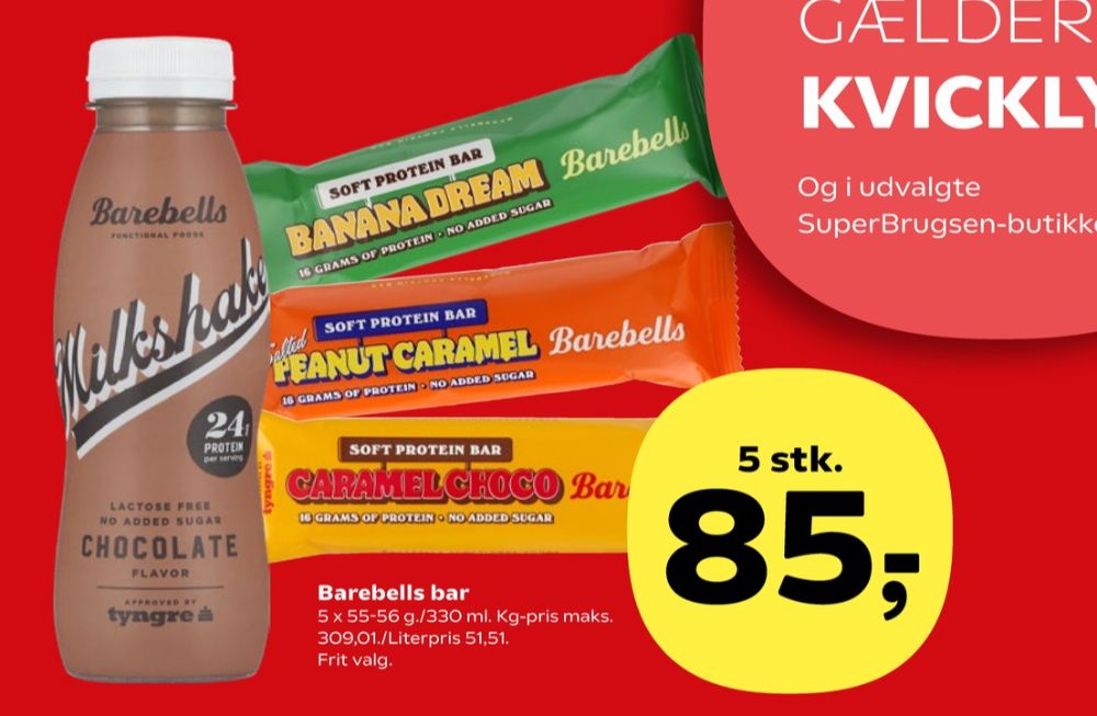 Barebells, Banana Dream Proteinbar