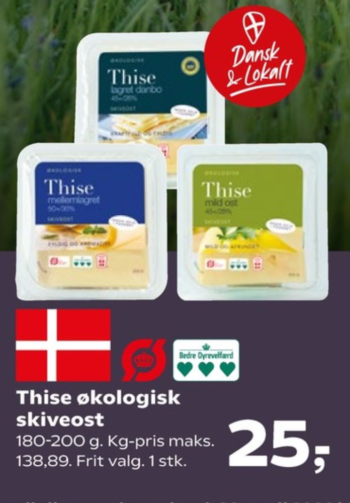 Thise, Skiveost Mellemlagret 50+/30%