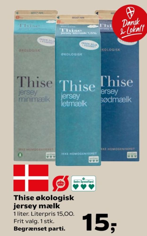 Thise, Jersey Sødmælk