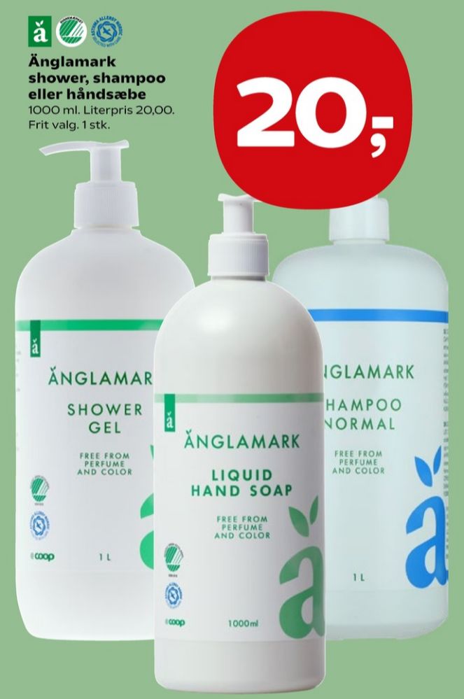 Änglamark, Bodyshampoo