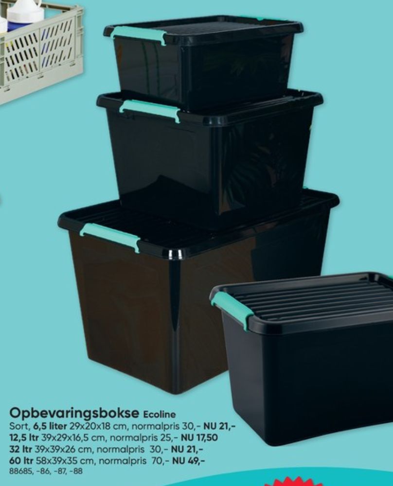 Ecoline, Opbevaringsboks