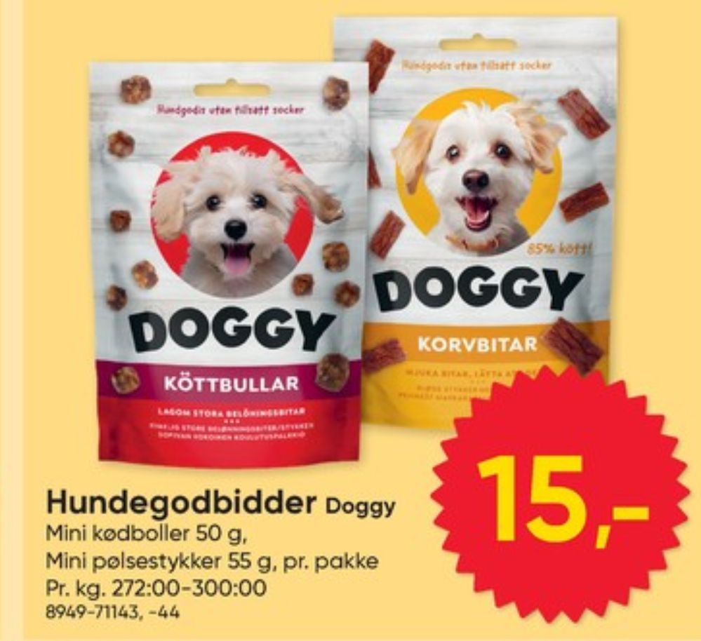 Doggy, Hundesnacks